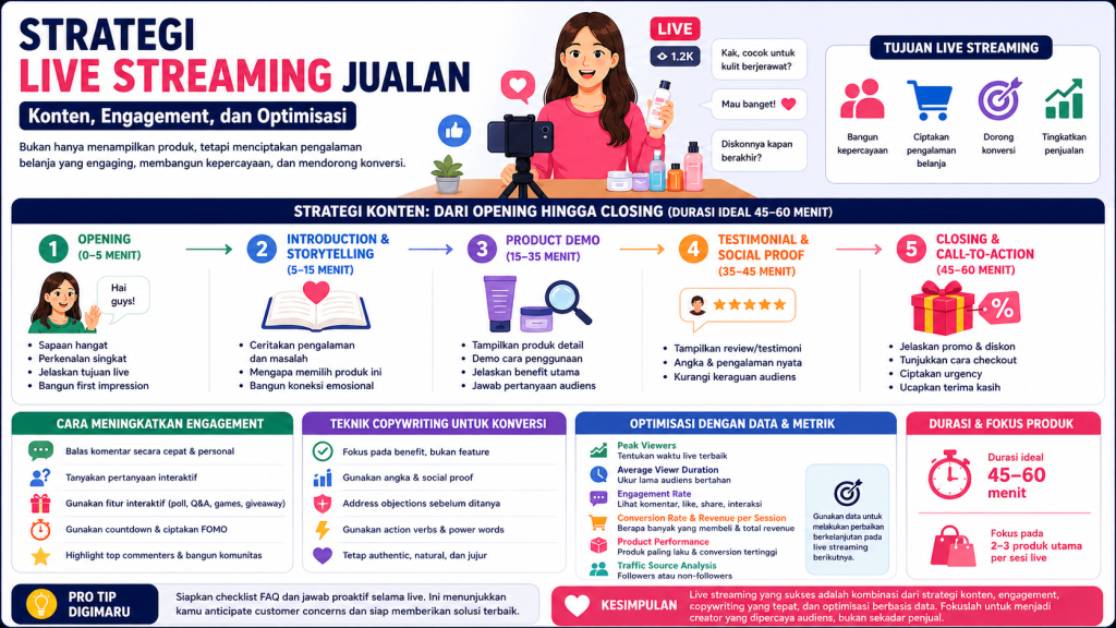 Strategi Live Streaming Jualan