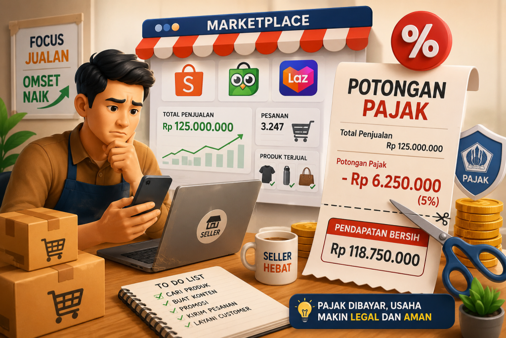 pajak seller dipotong marketplace